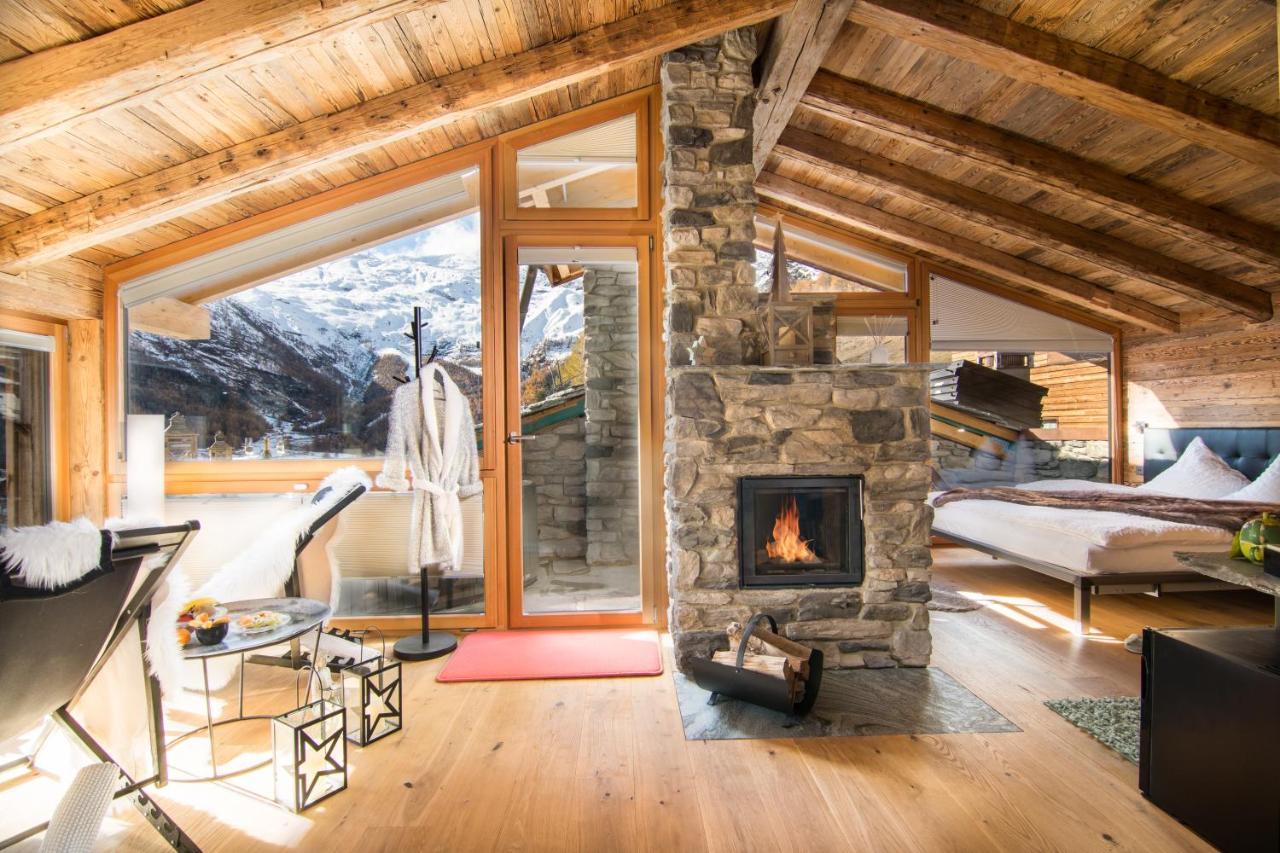 Boutique Lodge Spycher Зас-Фе Экстерьер фото
